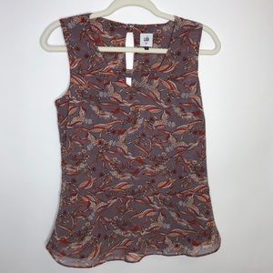 Cabi Peplum Bird Tank Top - XS